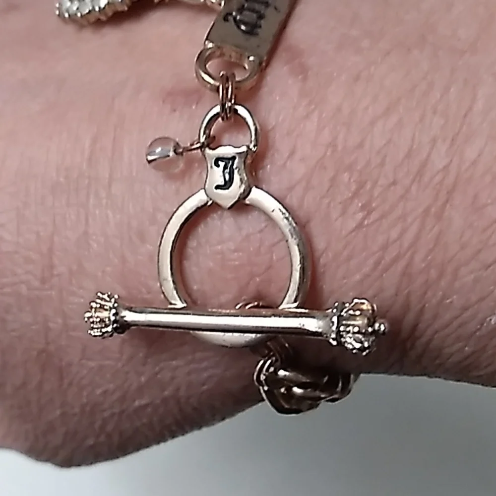 Vintage Juicy Couture Bracelet with Sapphire and Stones - Picture 4 of 7